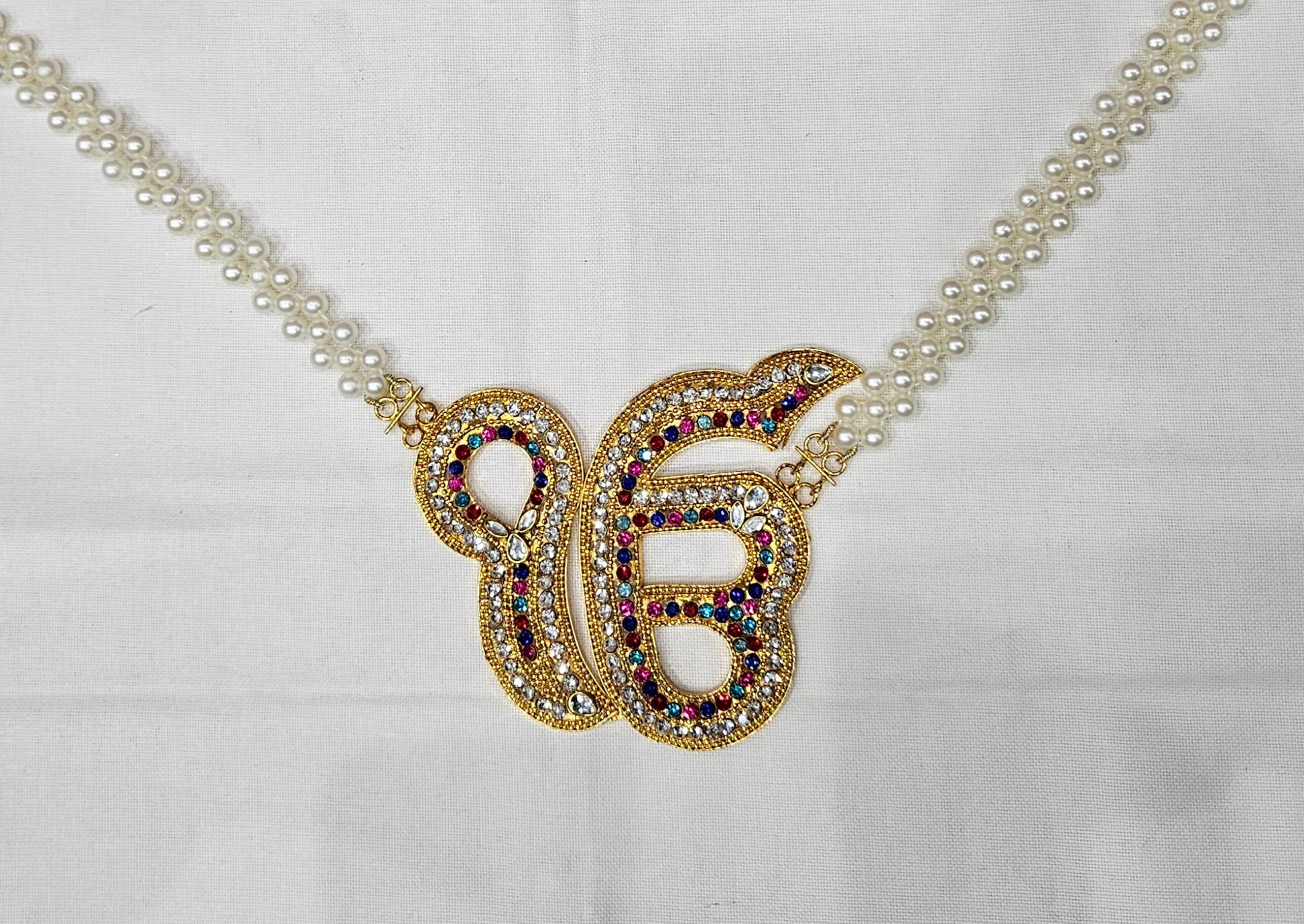 Ek Onkar Haar Multi Stones