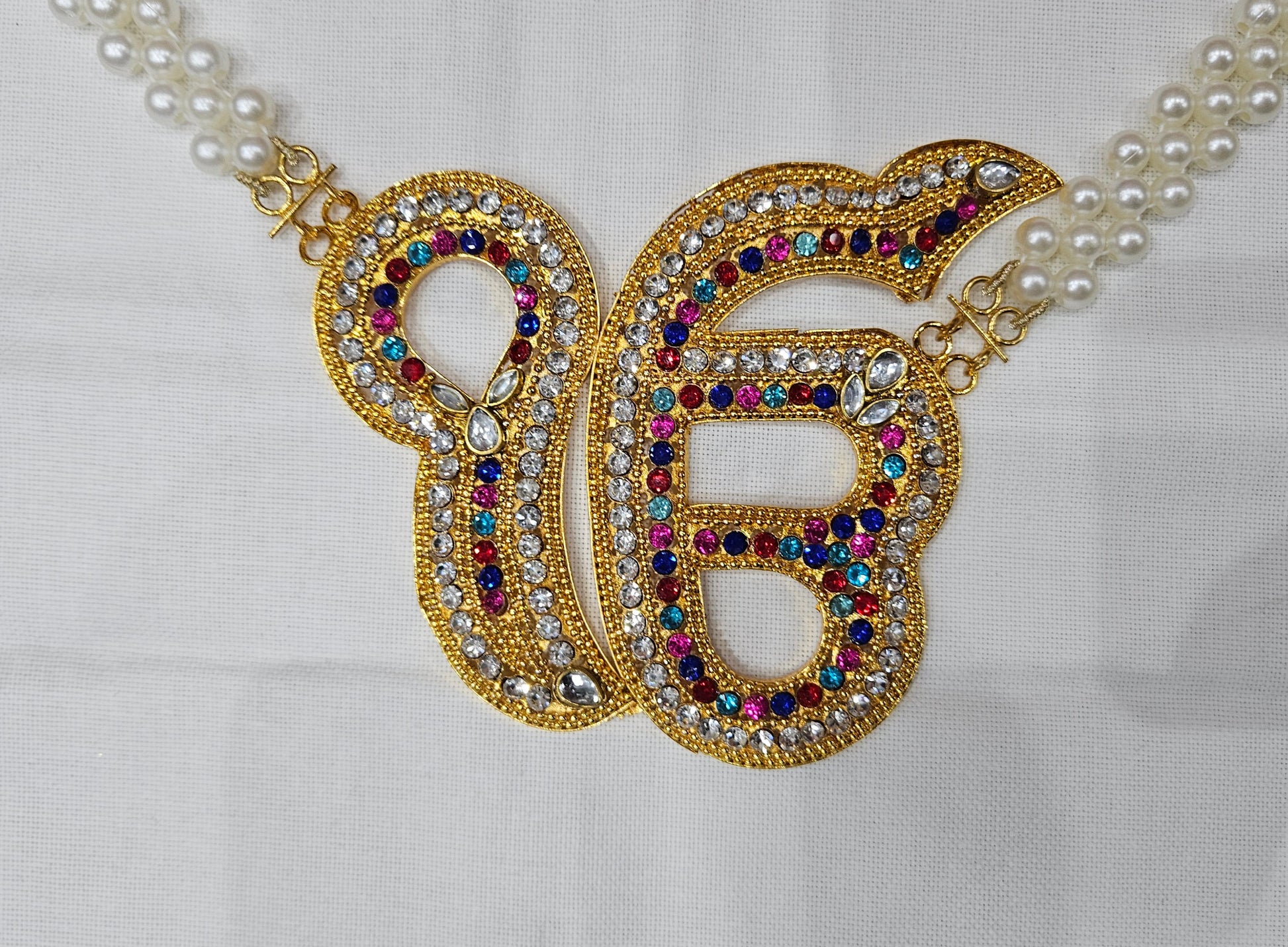Ek Onkar Haar Multi Stones