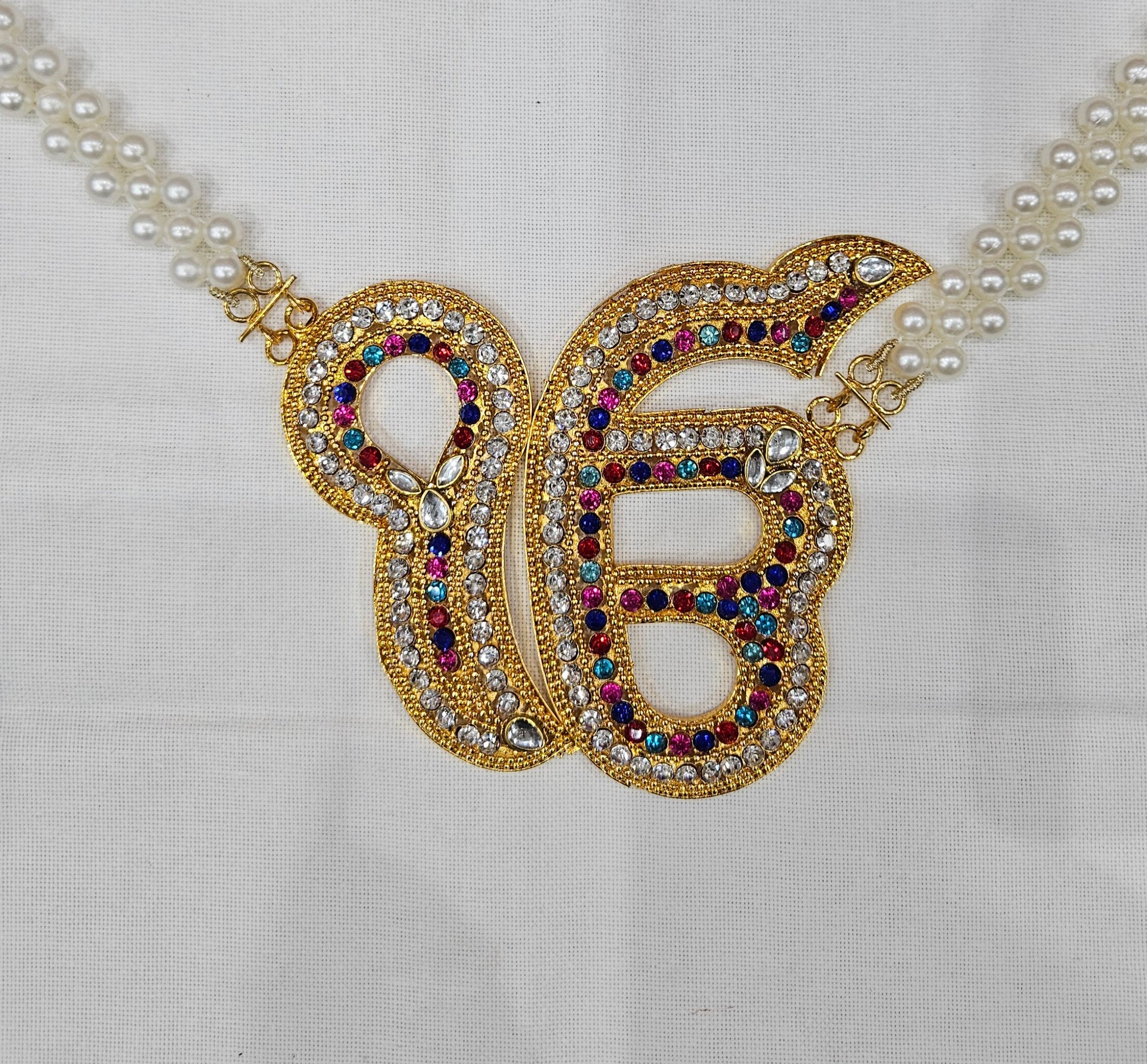 Ek Onkar Haar Multi Stones