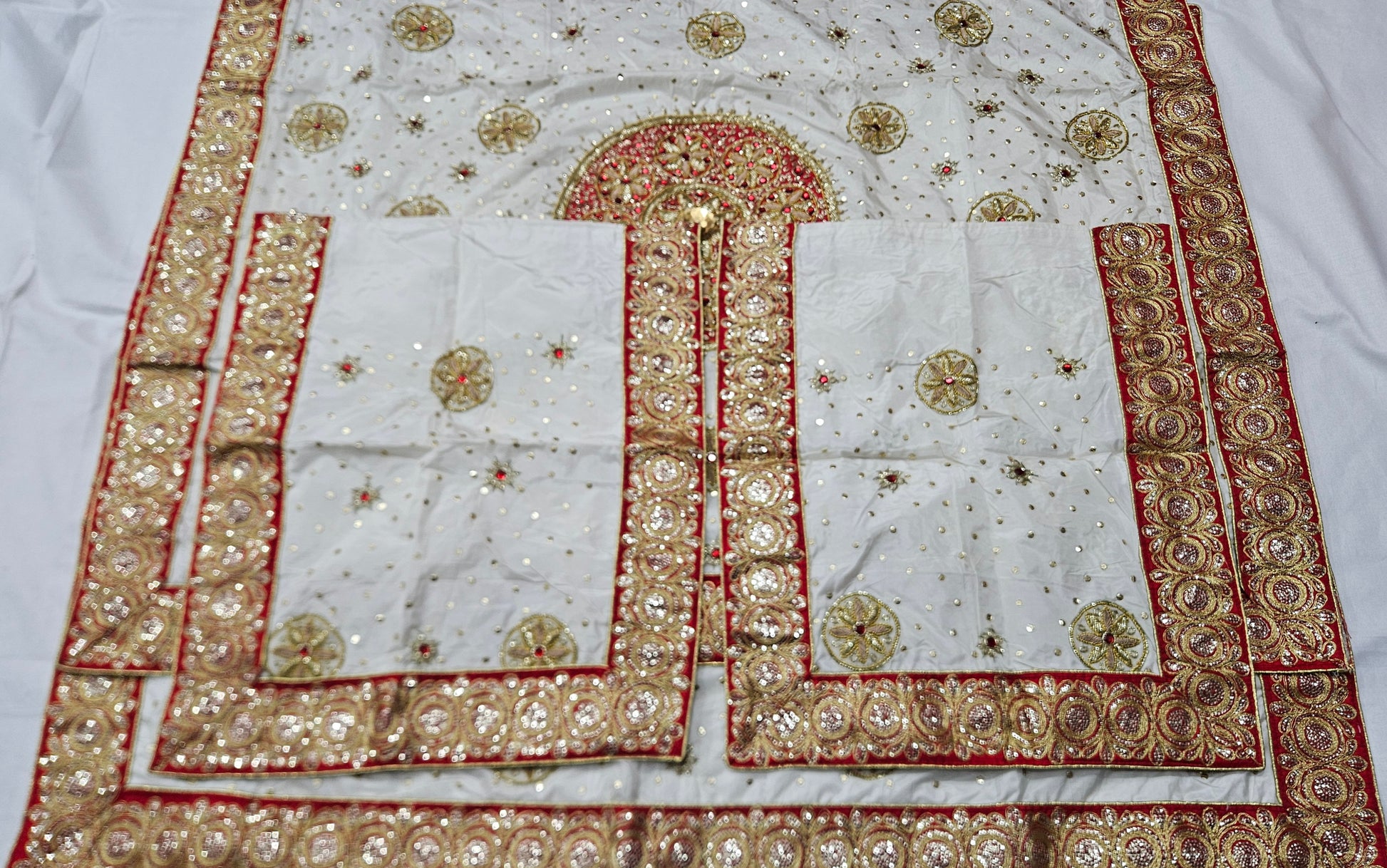 White Handwork Rumala Sahib